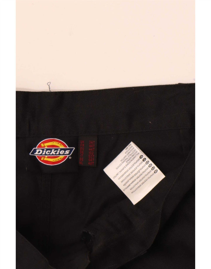 Męskie proste spodnie cargo Dickies W34 L29 Czarny poliester