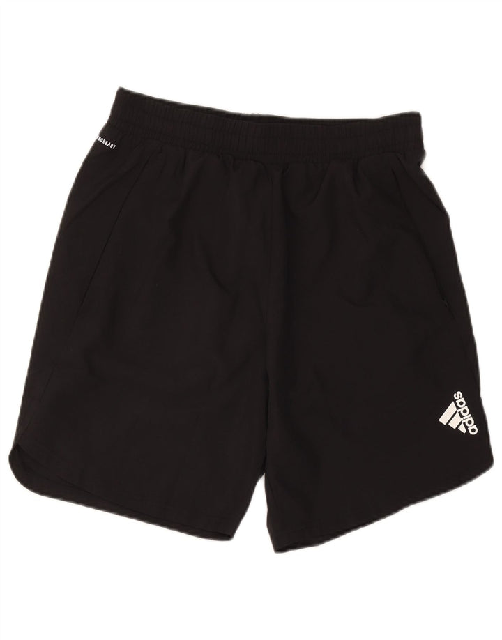 Męskie spodenki sportowe Adidas Aeroready, średni czarny poliester