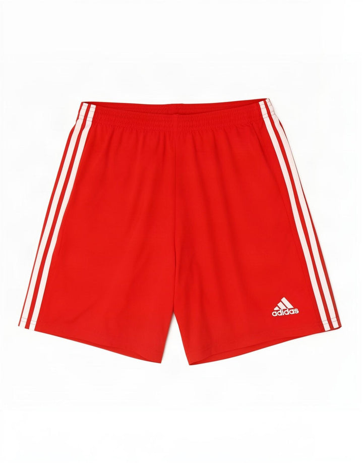 Męskie spodenki sportowe Adidas Aeroready XL, czerwone, poliestrowe