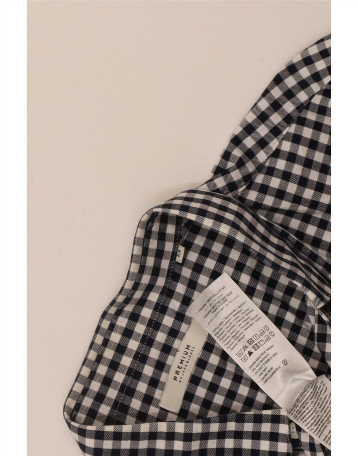 Koszula męska Jack & Jones, średnia, granatowa, bawełniana kratka