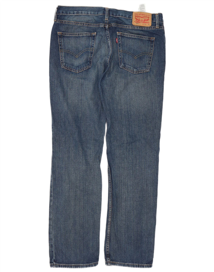 Męskie jeansy Levi's 514 Straight W34 L32 Niebieskie bawełniane