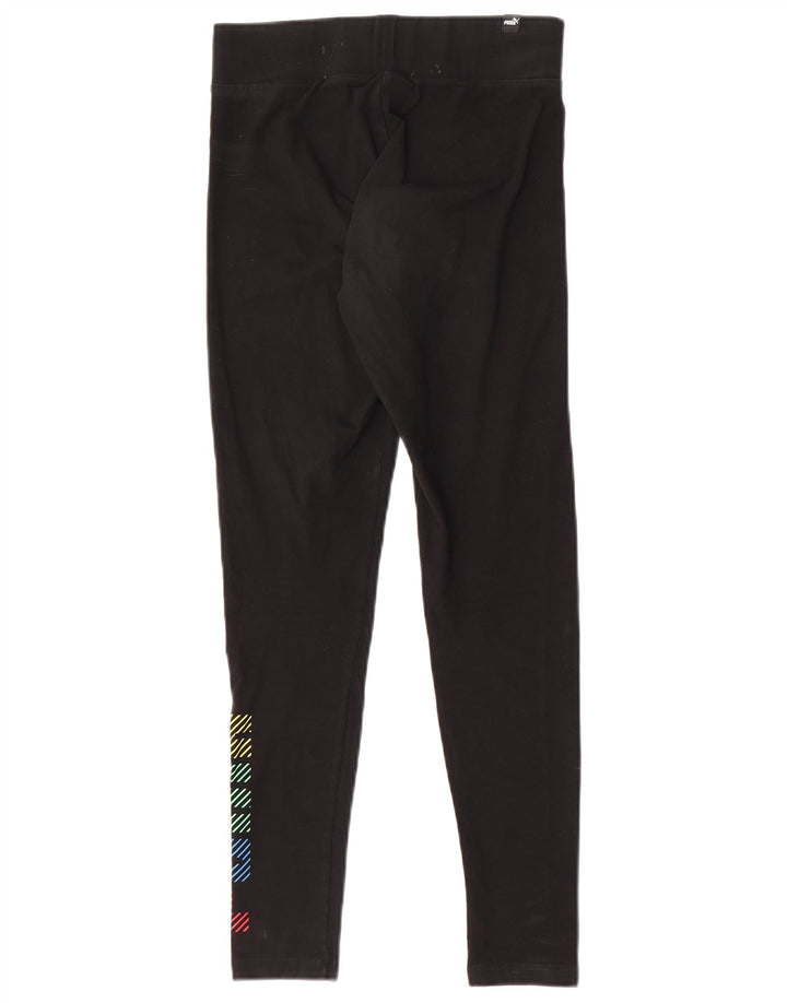 Damskie legginsy Puma Graphic UK 12, średnie czarne