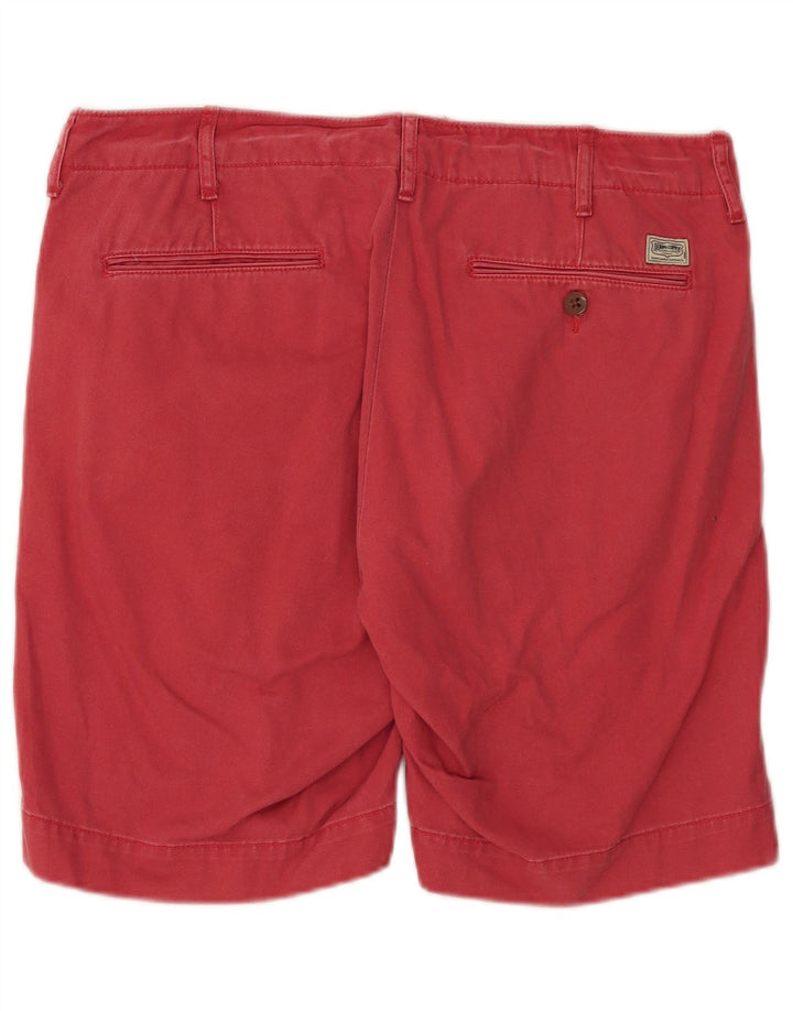 Męskie spodenki Chino Ralph Lauren Denizen W32 Średnio-czerwona bawełna