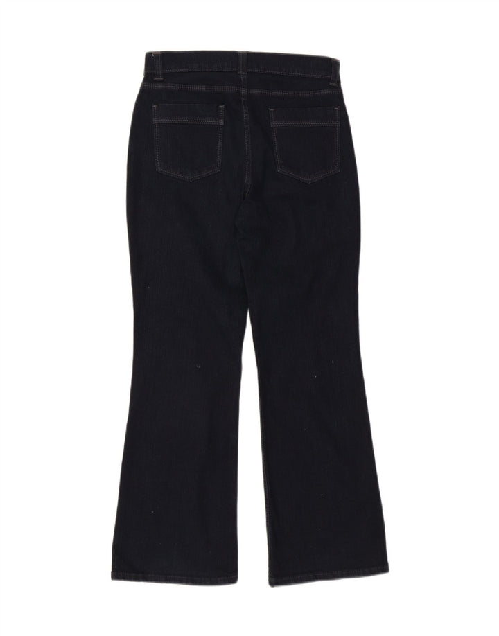 Krótkie jeansy damskie Marks & Spencer Bootcut UK 10 Small W27 L28 Granatowe