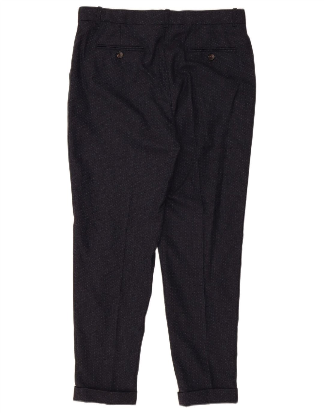 Spodnie garniturowe damskie Massimo Dutti EU 38 Small W28 L26 Granatowe w cętki