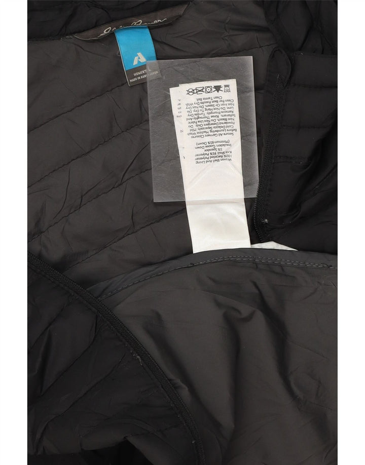 EDDIE BAUER Womens Padded Gilet UK 16 Large Black Polyester Vintage Eddie Bauer and Second-Hand Eddie Bauer from Messina Hembry 