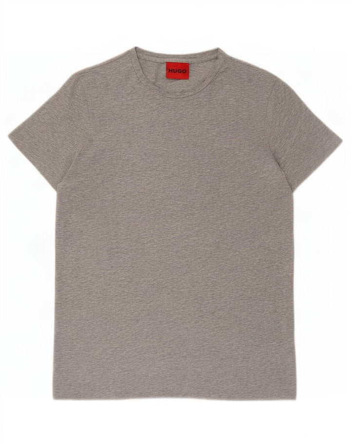 T-shirt męski Hugo Boss, średni szary