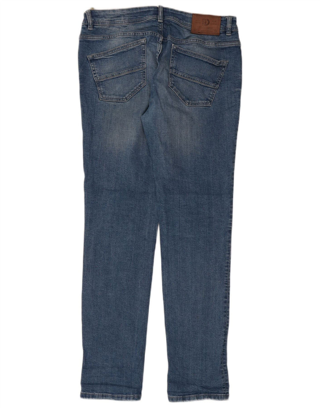 Dack's Męskie jeansy slim IT 50 Large W34 L32 Niebieskie bawełniane