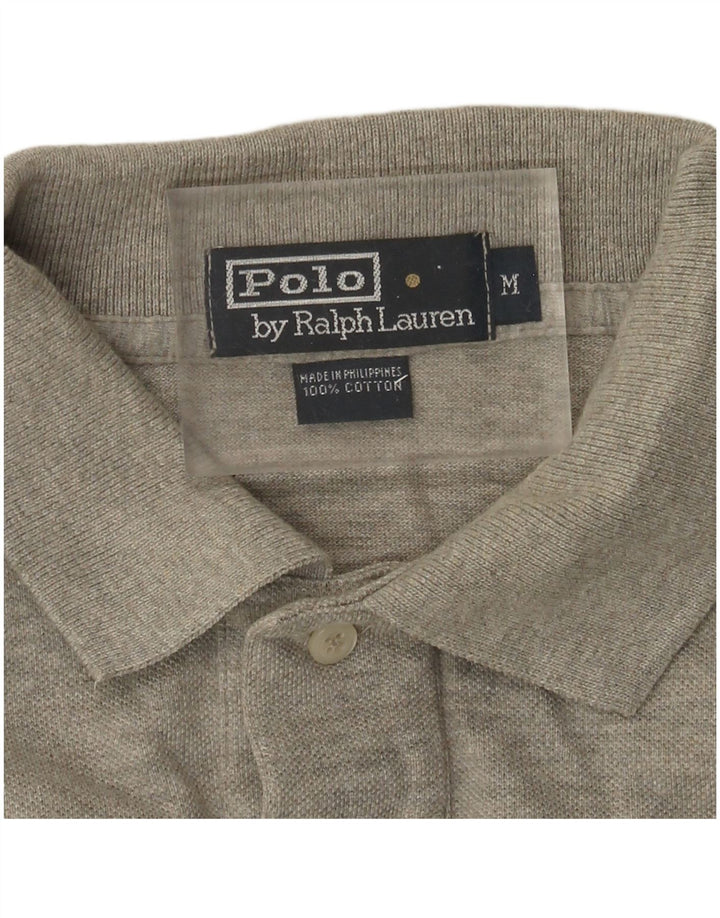 Męska koszulka polo Polo Ralph Lauren, średnia szara bawełna