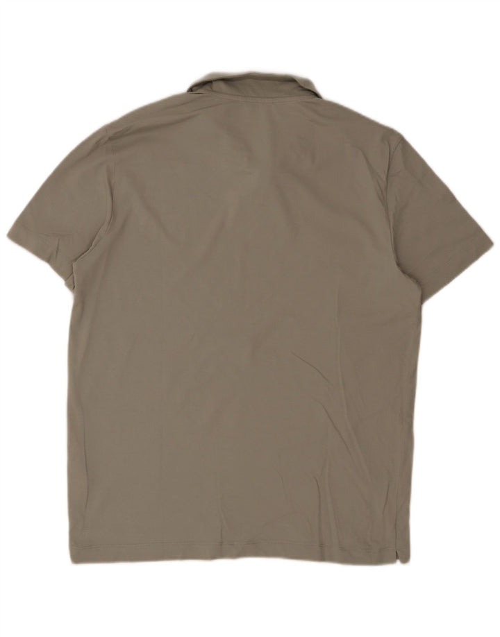 Męska koszulka polo Massimo Dutti XL, bawełniana khaki