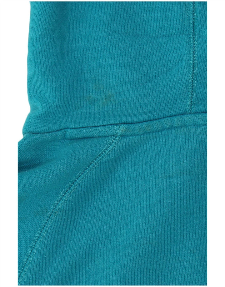 Damski sweter z kapturem Nike UK 12, średni niebieski, bawełniany