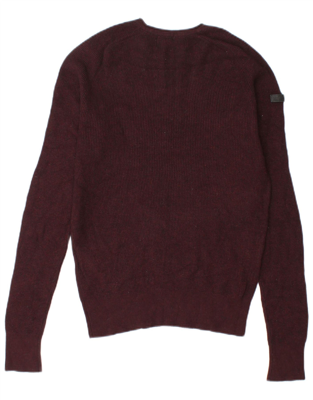 Damski sweter Superdry z dekoltem w łódkę UK 12 Średni brązowy wiskoza