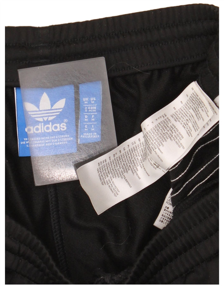 Męskie spodnie dresowe Adidas, średni czarny poliester
