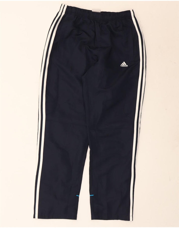 Męskie spodnie dresowe Adidas UK 36/38 Mały granatowy poliester