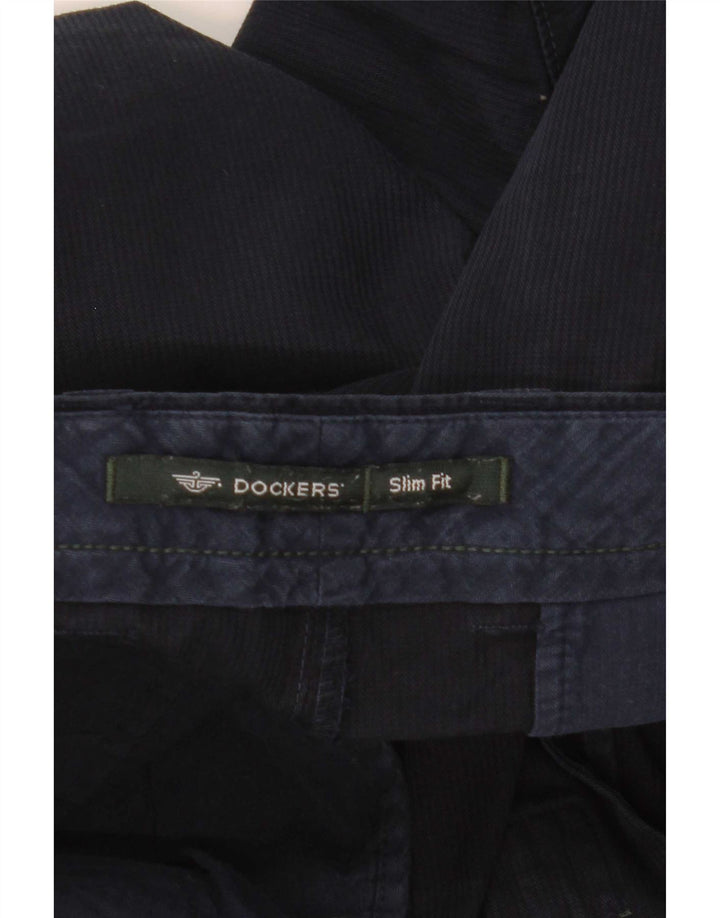 Męskie spodenki chino Dockers Slim Fit W30 średni granat