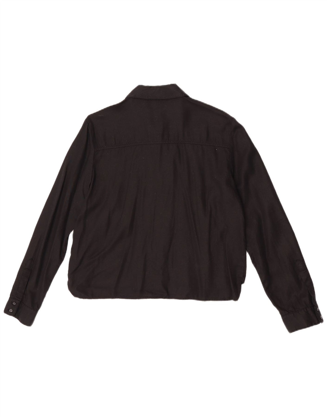 Damska bluzka koszulowa Zara Z1975 UK 14 Medium Black Lyocell
