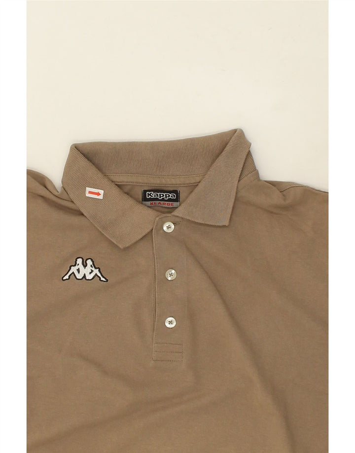 KAPPA Mens Polo Shirt XL Grey Cotton Vintage Kappa and Second-Hand Kappa from Messina Hembry 