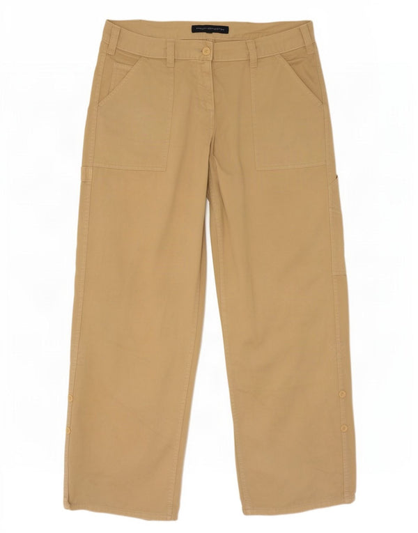 Damskie spodnie cargo French Connection UK 14 Large W34 L32 Beżowe