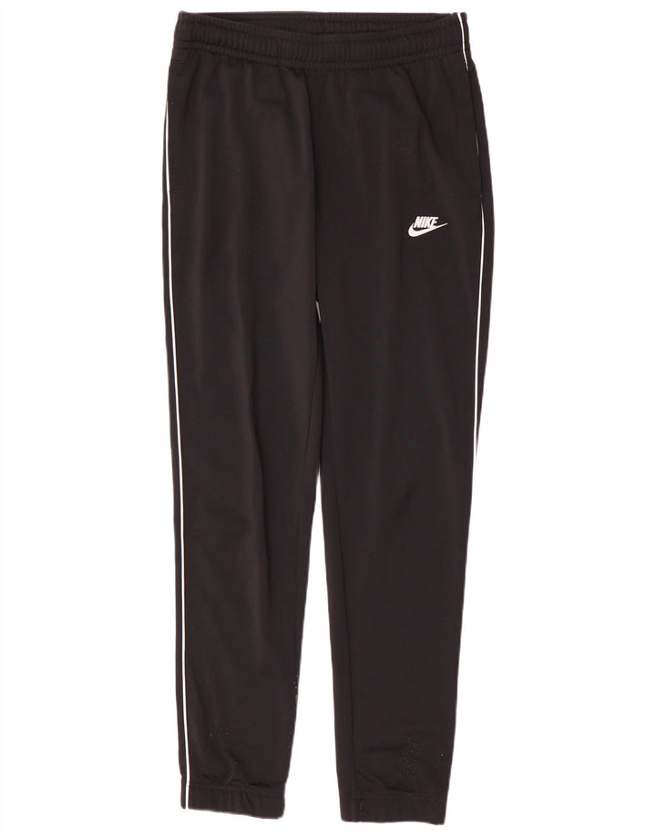 Męskie spodnie dresowe NIKE Joggery, małe, czarne, poliestrowe