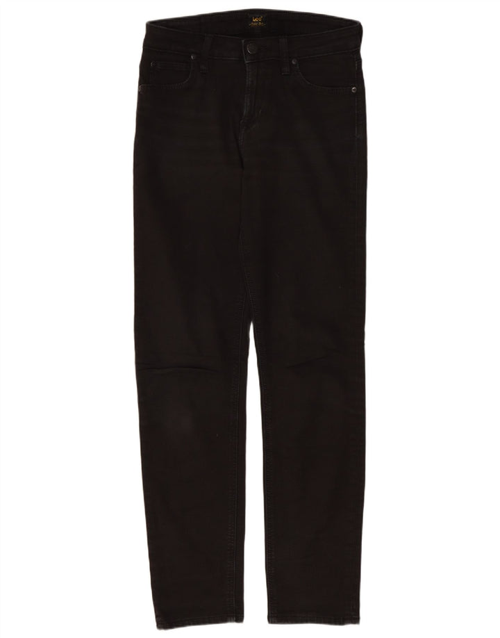 Damskie jeansy Lee Straight W26 L28 czarne