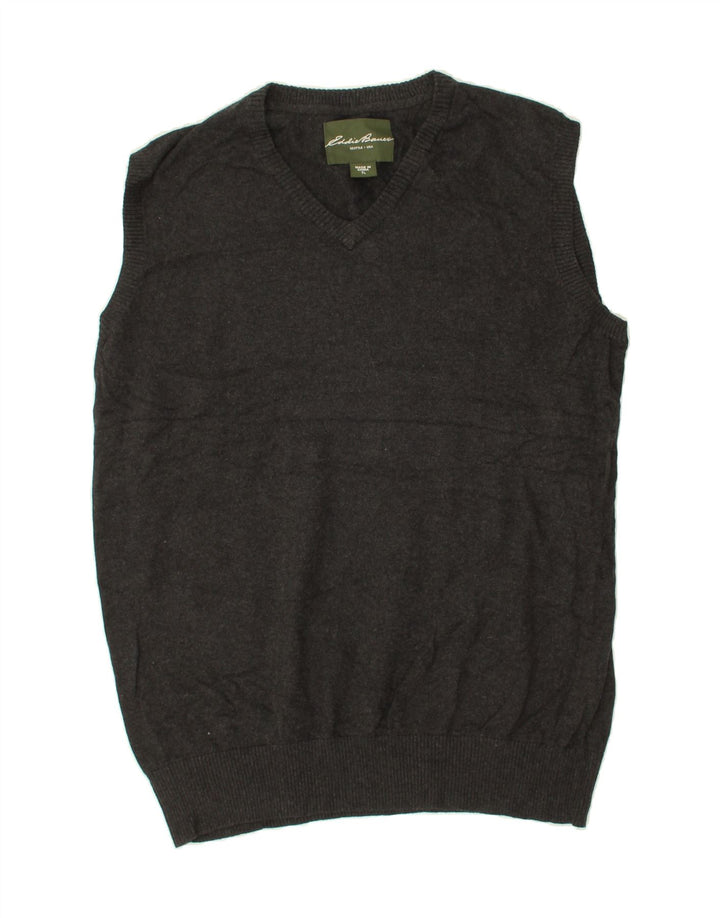 EDDIE BAUER Mens Vest Tank Top Large Grey Cotton Vintage Eddie Bauer and Second-Hand Eddie Bauer from Messina Hembry 
