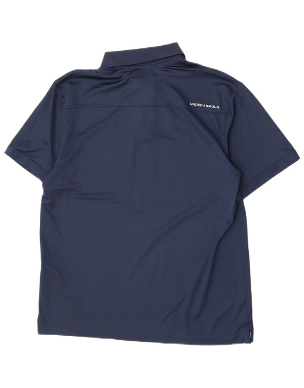 Męska koszulka polo Under Armour Heat Gear, duża, granatowa