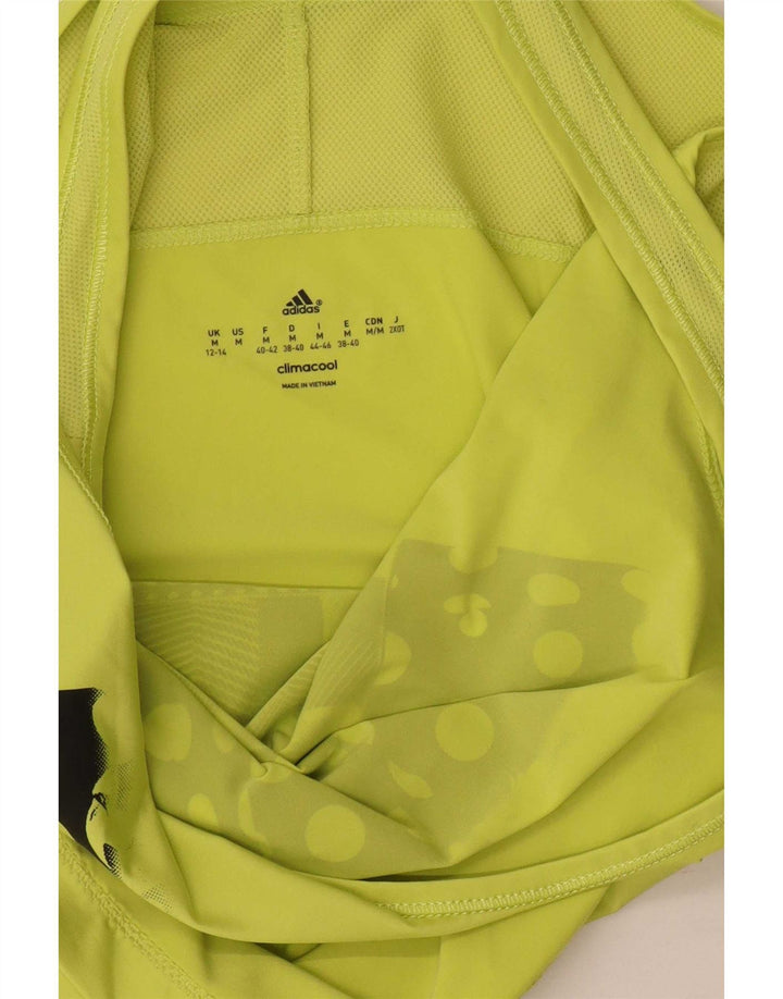 Damska kamizelka Adidas Climacool Graphic Top UK 12/14 Średnia zieleń