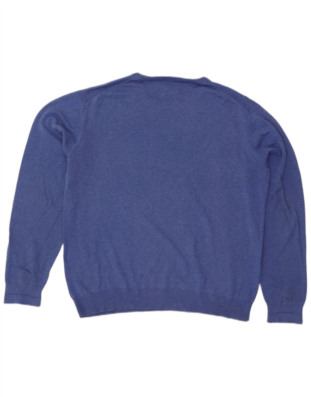 Męski sweter z okrągłym dekoltem Gant, 2XL, niebieska bawełna