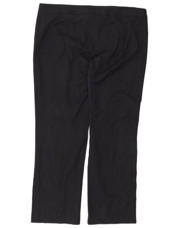 Spodnie damskie Marks & Spencer Straight Casual UK 22 3XL W44 L32 Granatowe