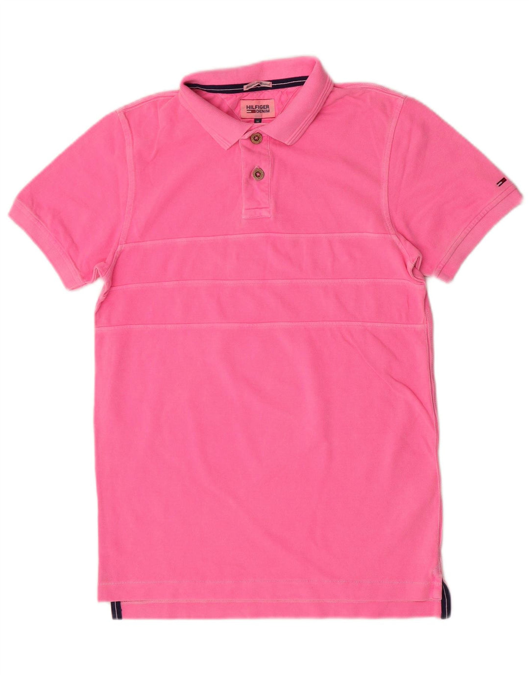 Męska koszulka polo Tommy Hilfiger, średnio różowa, bawełniana