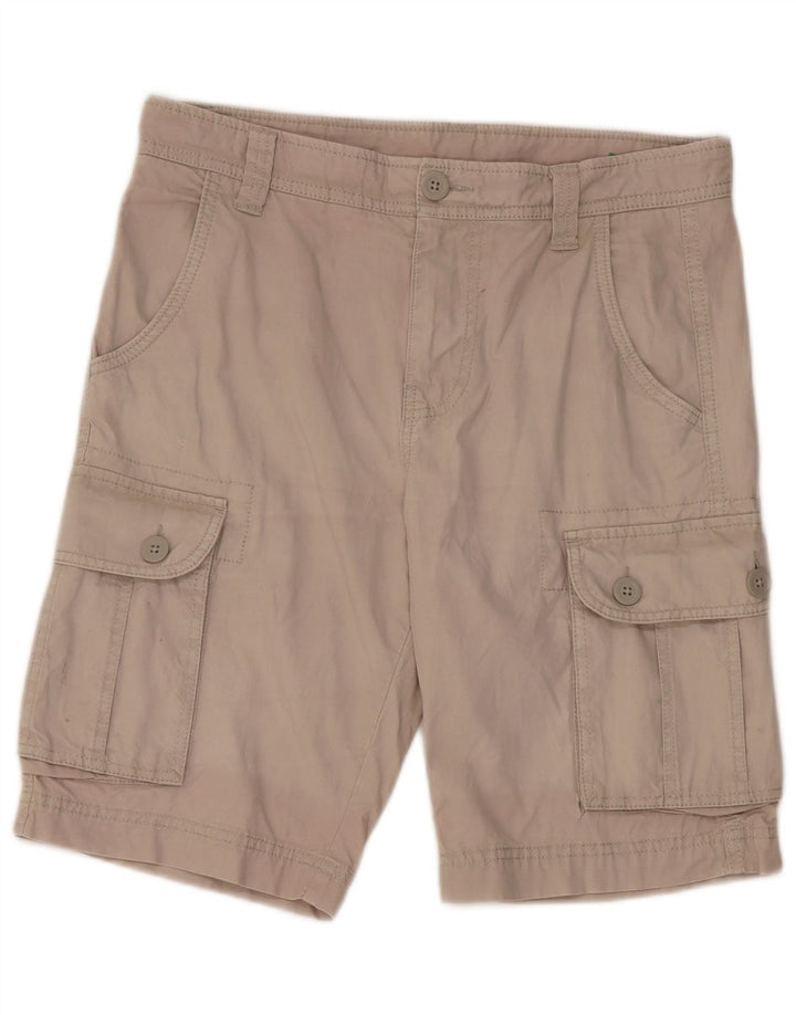 Męskie spodenki cargo Benetton IT 44 XS W30 Szara bawełna