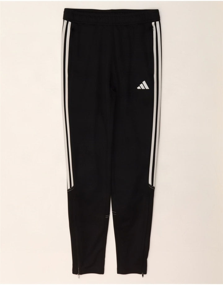 Adidas Chłopięce Regularne Spodnie Dresowe 13-14 Lat Czarny Poliester