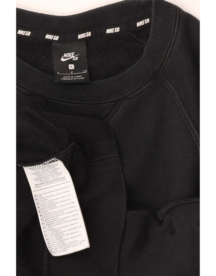 Męska bluza dresowa Nike, mała, czarna, bawełniana z blokami kolorów