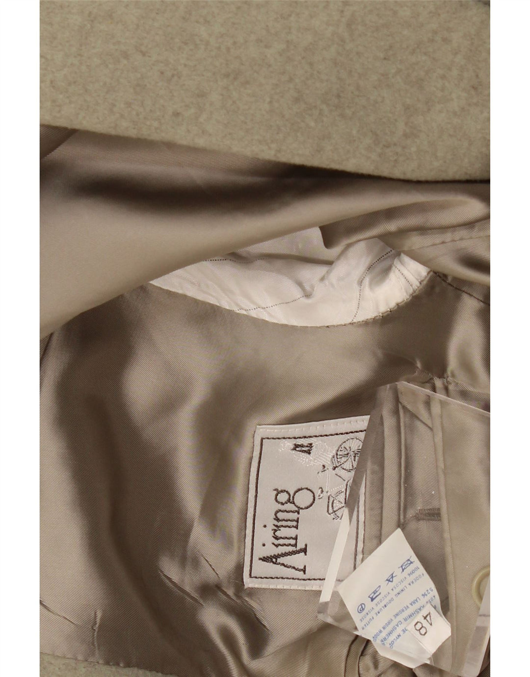 Męska marynarka zapinana na 2 guziki VINTAGE IT 48 Średni zielony poliamid