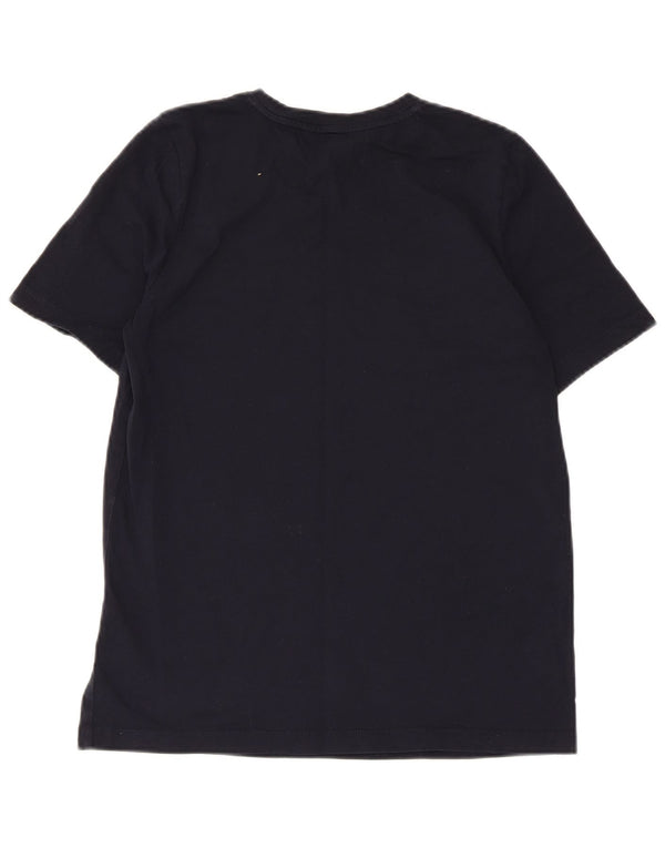 Tommy Hilfiger Womens Short Sleeve T-Shirt Top UK 10 Small Navy Blue