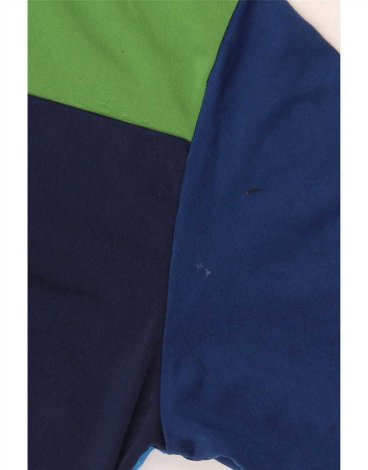 Męska bluza dresowa Adidas, średnia, wielokolorowa, poliestrowa z blokami kolorów