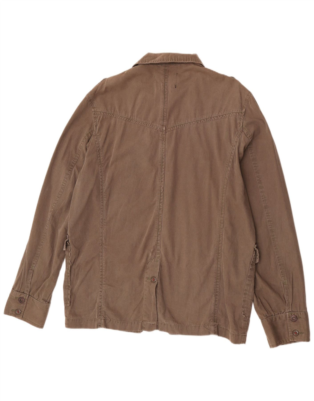 Męska kurtka wojskowa Zara UK 44 2XL brązowa bawełniana