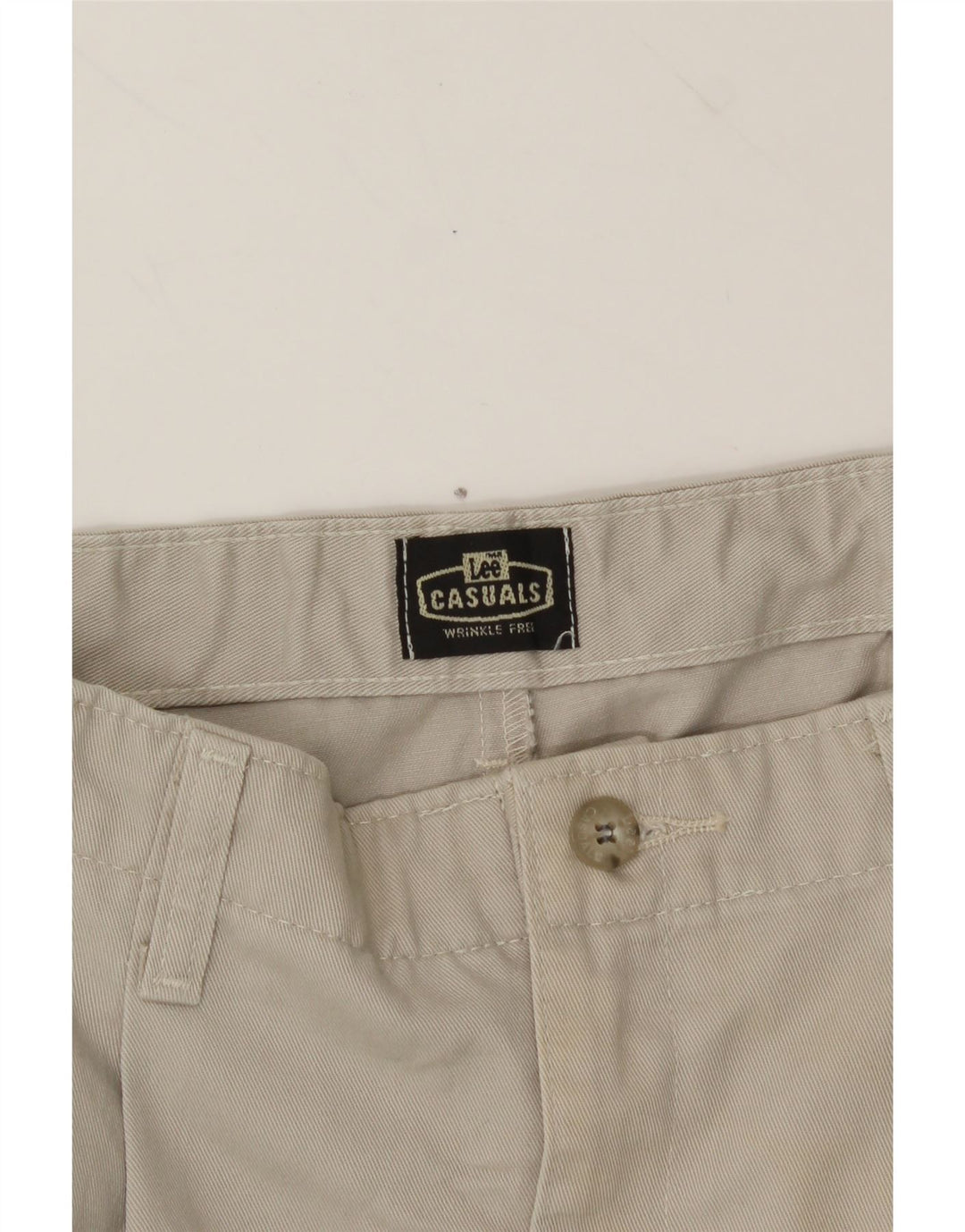 LEE Mens Pegged Chino Trousers W33 L29  Beige Cotton Vintage Lee and Second-Hand Lee from Messina Hembry 