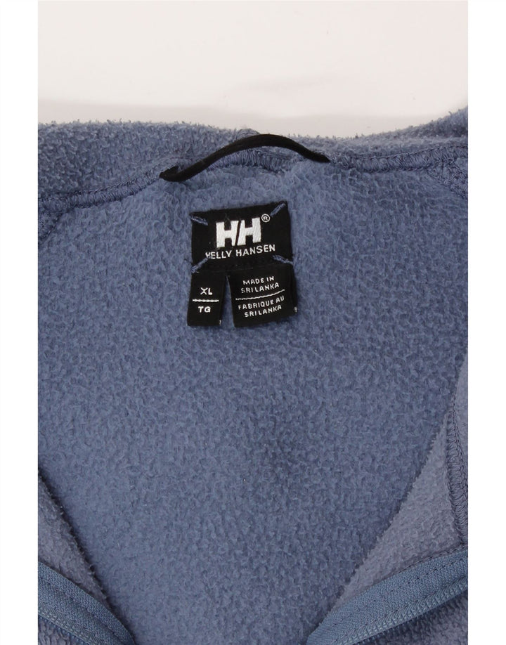 Damska kurtka polarowa z kapturem Helly Hansen UK 18 XL, niebieska, poliestrowa