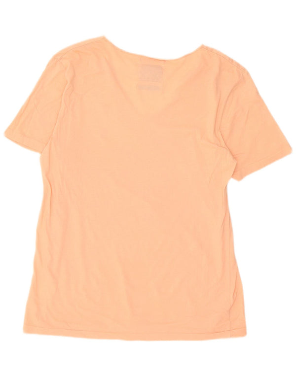T-shirt damski All Saints Top UK 16, duży, różowy, bawełniany