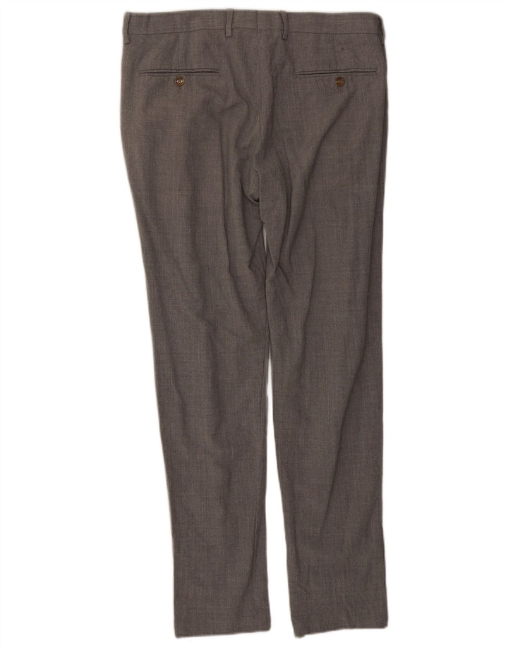 Spodnie męskie J. Crew Ludlow Slim Suit W33 L30 Szara wełna