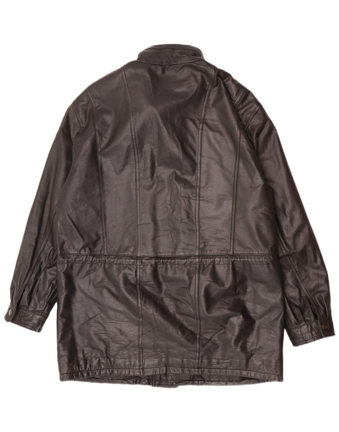 WESTBURY Męska kurtka skórzana IT 52 XL Czarna skóra