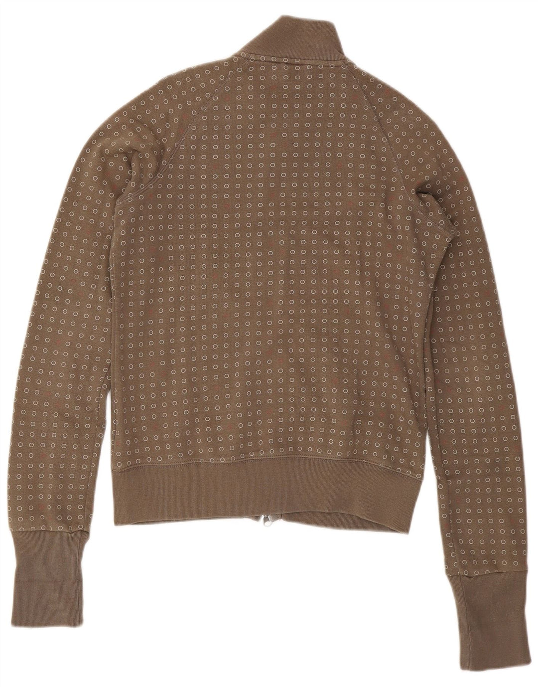 Damska kurtka dresowa NIKE UK 14, duża, bawełniana w kolorze khaki w cętki