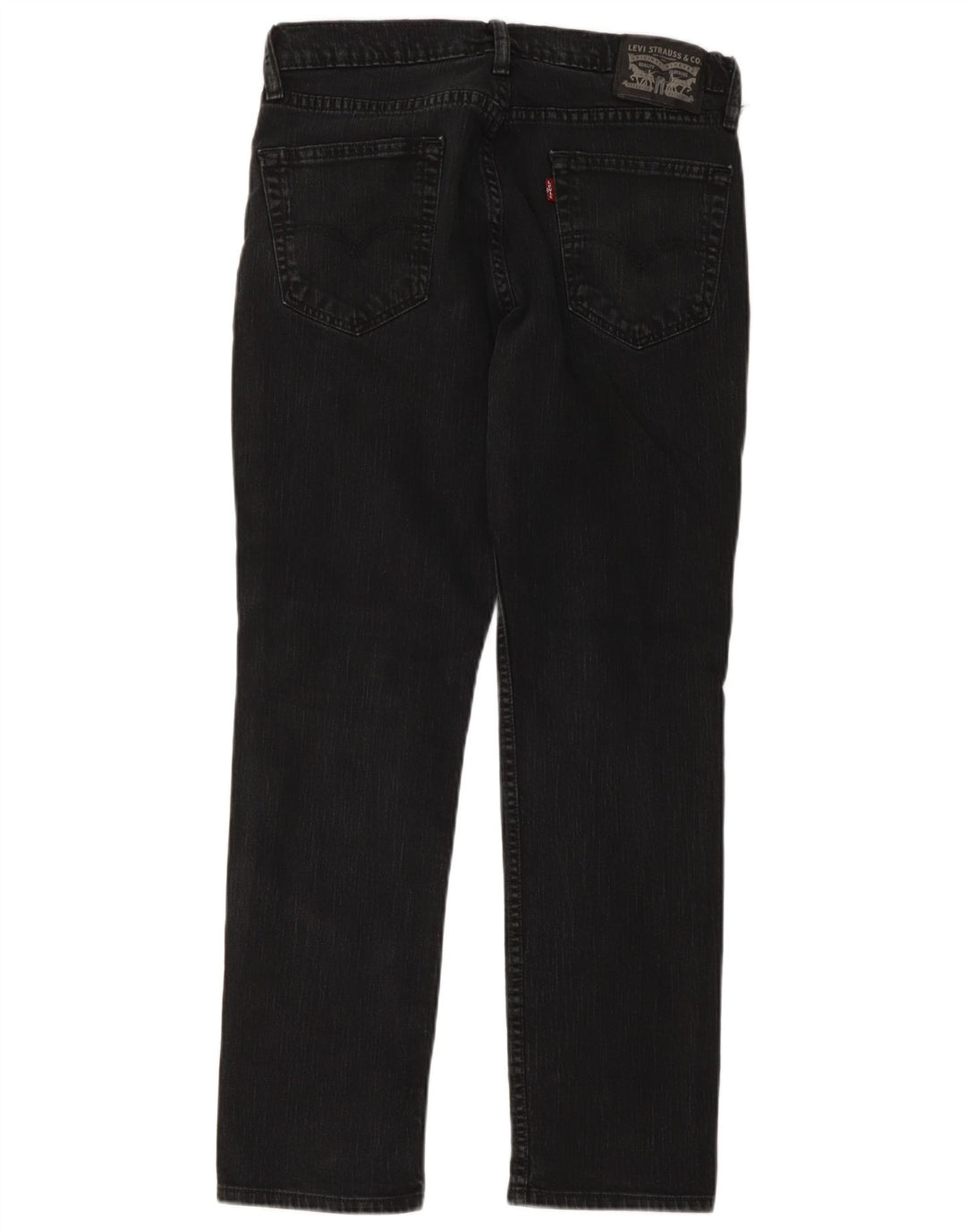 Męskie proste dżinsy Levi's W34 L30 Czarna bawełna