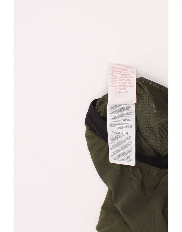 Chłopięce spodenki sportowe Nike Dri Fit 8-9 lat, małe, khaki, poliester z blokami kolorów