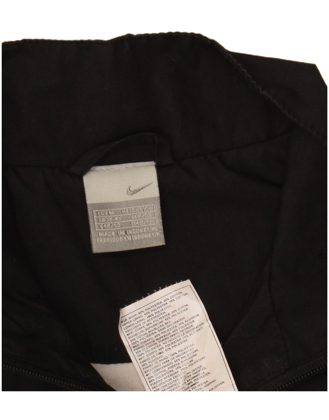 Męska kurtka dresowa Nike UK 39/41, poliester w kolorze średniej czerni