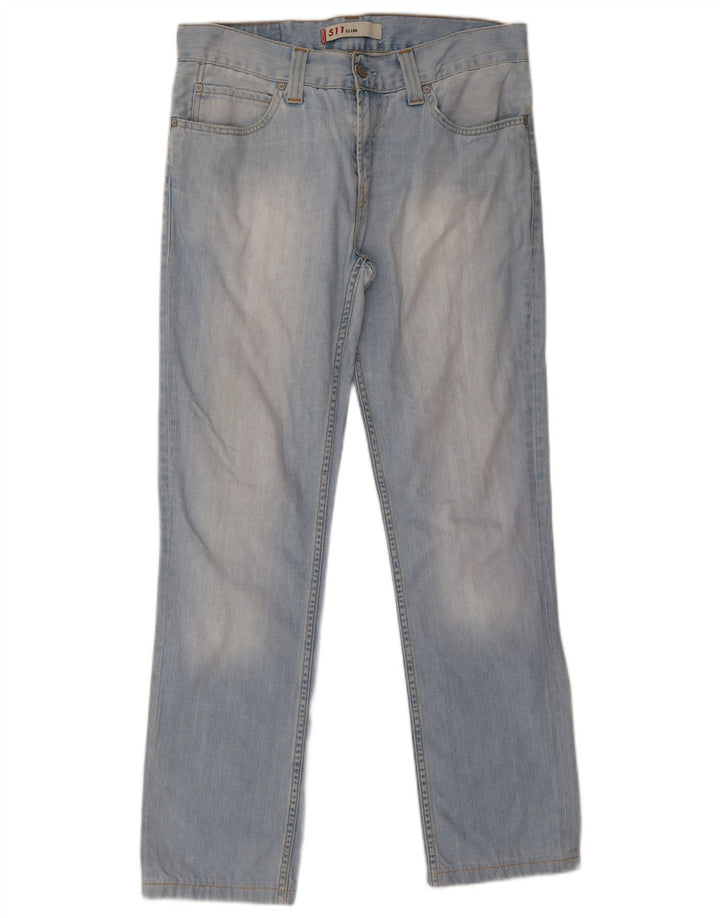 Męskie jeansy Levi's 511 Slim W34 L31 Niebieskie