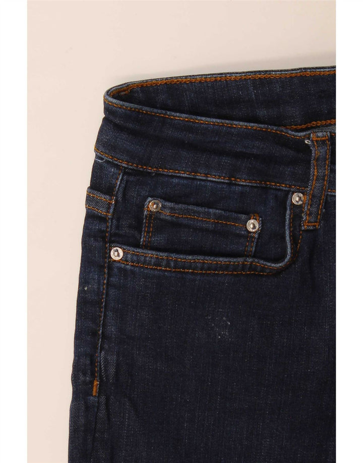 Damskie jeansy rozkloszowane Zara EU 38 Small W28 L34 Granatowe