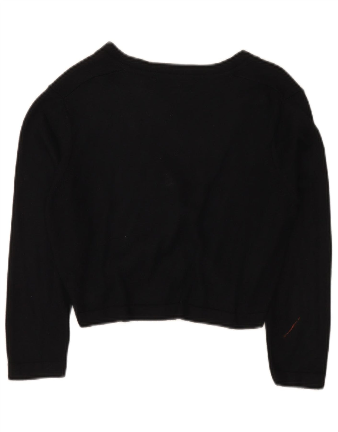 Marks & Spencer Krótki sweter damski UK 12 Średni czarny wiskoza