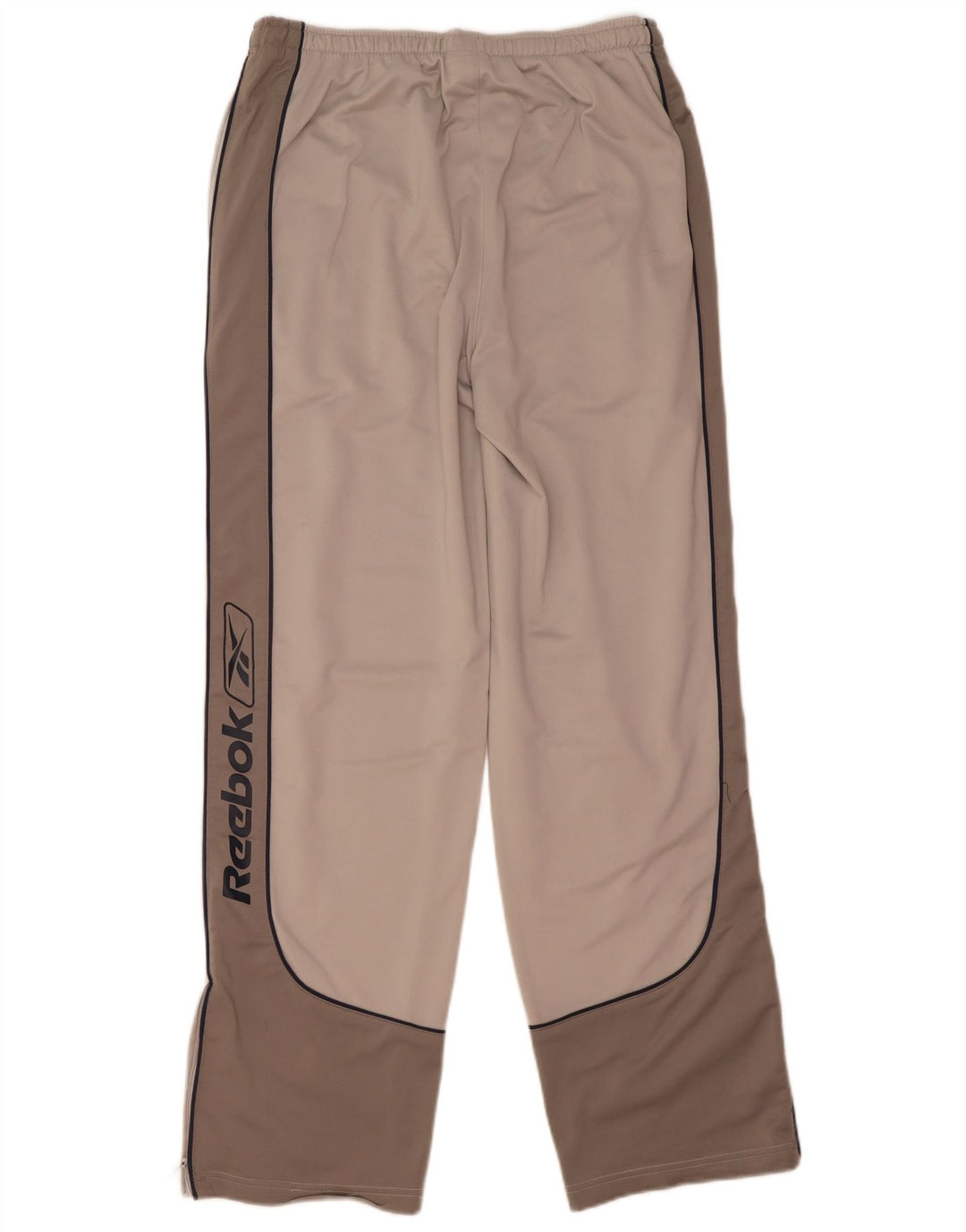 REEBOK Mens Graphic Tracksuit Trousers Large  Grey Colourblock